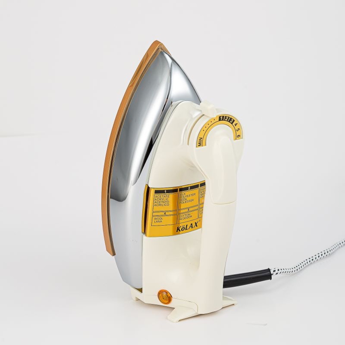 Lightweight Portable Dry Iron for Industry Household Usage Upgraded ceramic Soleplate Without Steam 1200W, view 3