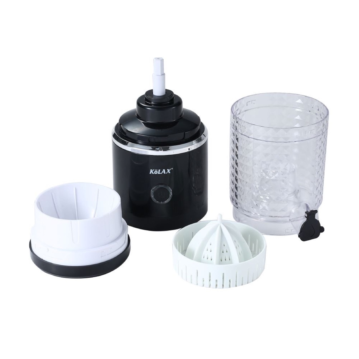Electric Citrus Juicer, Automatic Juicer Machine with Cleaning Brush, Orange Lime Grapefruit Juicer Squeezer, One Touch Operation, Easy to Clean Juice Maker, view 3