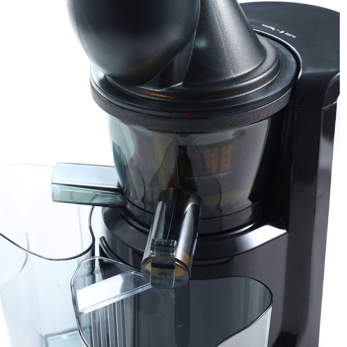 Cold Press Juicer Machines, 150W Slow Masticating Juicer Machines with 75mm Large Feed Chute, Slow Cold Press Juicer Machines Vegetable and Fruit, Reverse Function Easy to Clean, view 3