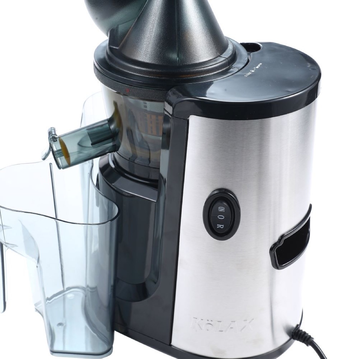 Cold Press Juicer Machines, 150W Slow Masticating Juicer Machines with 75mm Large Feed Chute, Slow Cold Press Juicer Machines Vegetable and Fruit, Reverse Function Easy to Clean, view 4