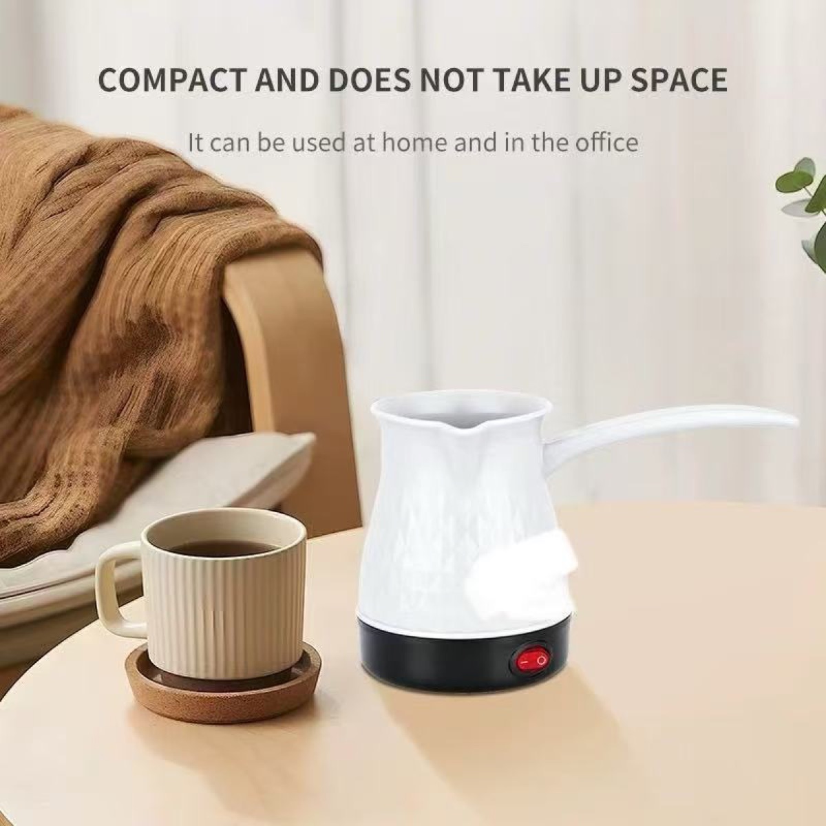 KöLAX Coffee Maker, Electric Turkish American Coffee Machine, Anti Scald Even Heating Electric Coffee Pot for Home Heat Water Tea 500 ML, view 4