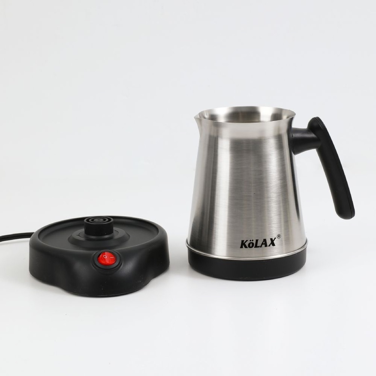KöLAX Electric Turkish Coffee Maker 800ml Stainless Steel Electric Coffee Machine Multifunctional 600W with Ergonomic Anti Scald Handle, for 5 to 6 Cups, view 2