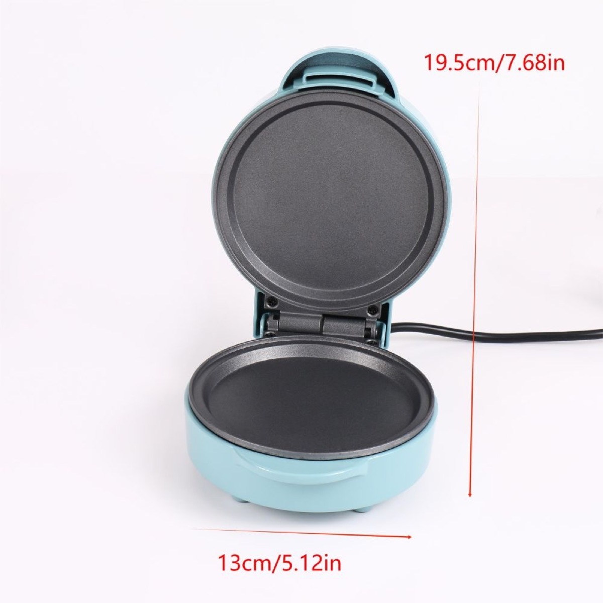 KöLAX Electric Round Griddle for Individual Pancakes, Cookies, Eggs & Breakfast, Lunch & Snacks with Indicator Light,5 Inch,550W, view 2