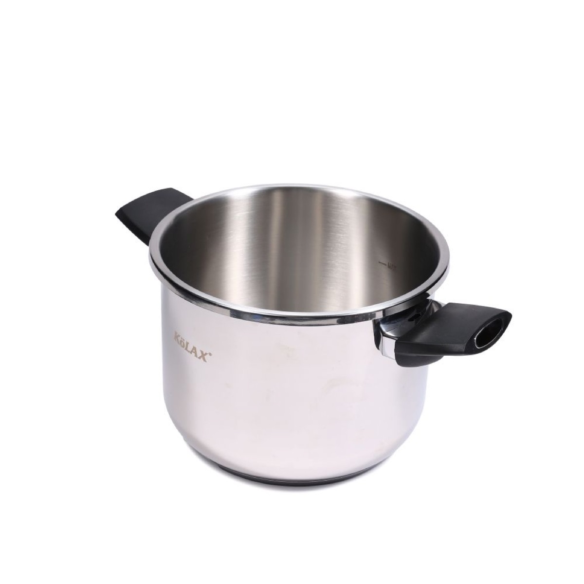 KöLAX Pressure Cooker Stainless Steel 5L, Commercial Stove Top Pressure Cooker Pot, One-Hand Locking, Compatible with Gas & Induction, Fast Cooking for Large Meals, Dishwasher Safe., view 2