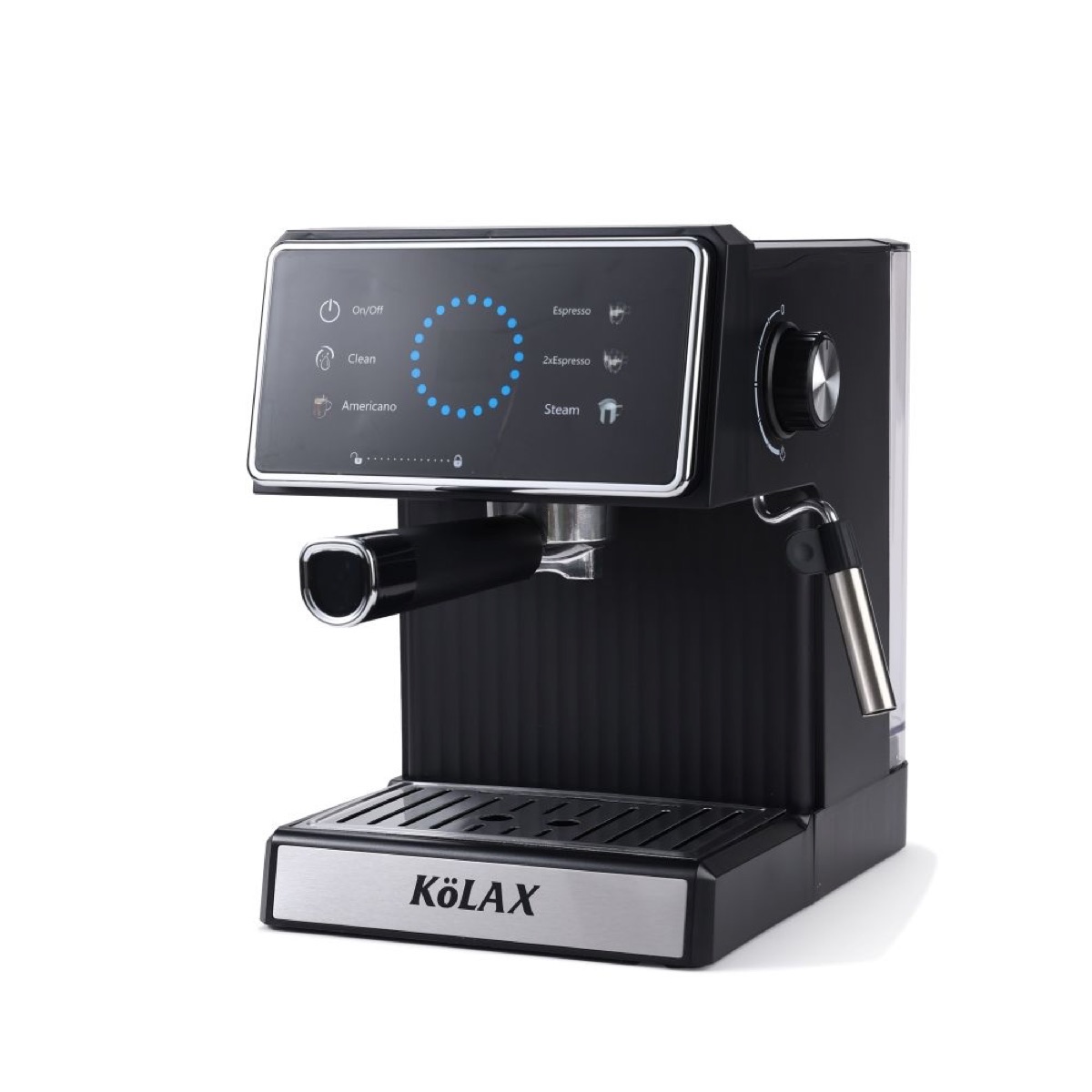 KöLAX 20 Bar Espresso Machine for Home and Office,Coffee Maker with Milk Frother, LED Touchscreen,1.8L Removable Water Tank, Professional Coffee Brewing, view 2