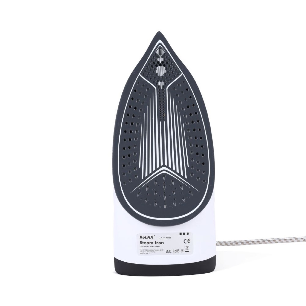 KöLAX Ceramic Soleplate Steam Iron for Clothes,Cotton,Wool, Silk,Linen, Nylon,2400 Watts Ironing, Garment Steamer, Powerful Steam, view 3