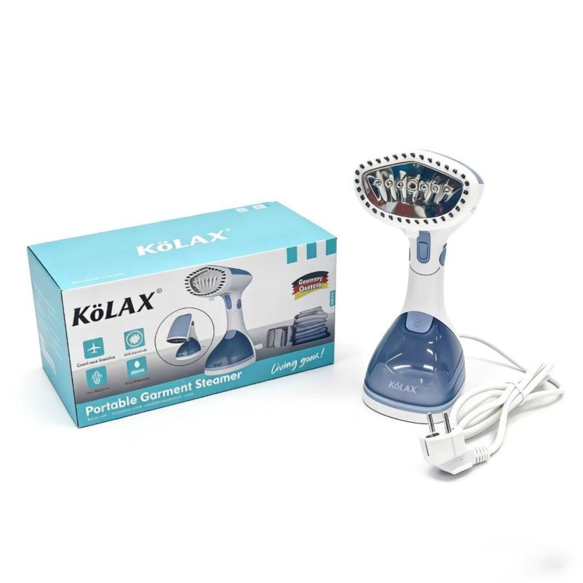 KöLAX Garment Steamer for Clothes,260ML,Folding Handheld Design Garment Wrinkles Remover, 20g/min Strong Penetrating Steam, 25-Sec Fast Heat-up, for Home, Office and Travel