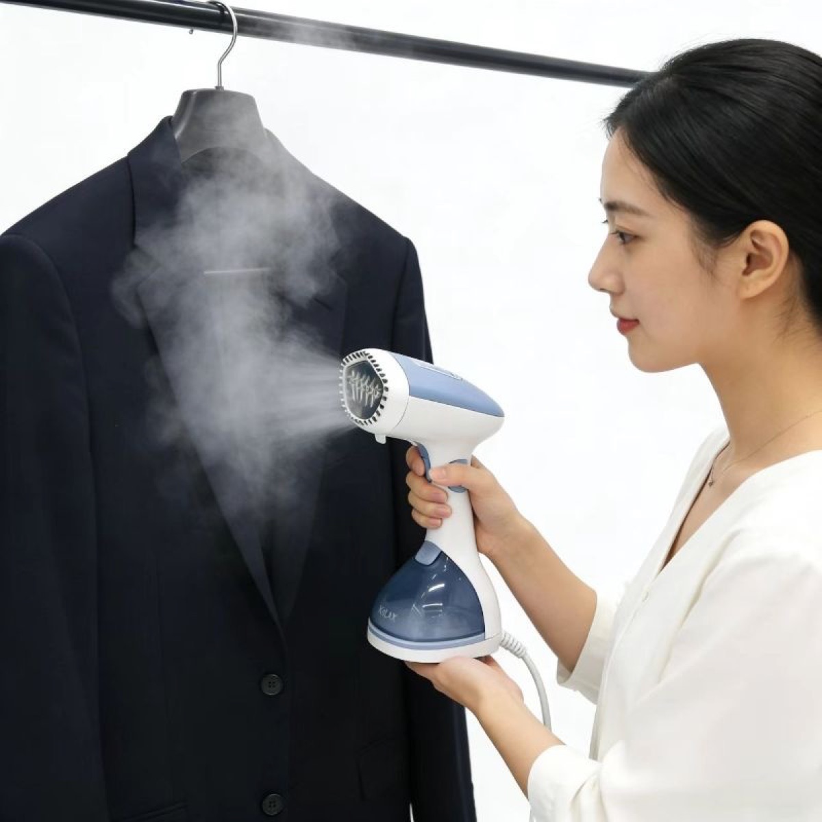 KöLAX Garment Steamer for Clothes,260ML,Folding Handheld Design Garment Wrinkles Remover, 20g/min Strong Penetrating Steam, 25-Sec Fast Heat-up, for Home, Office and Travel, view 2