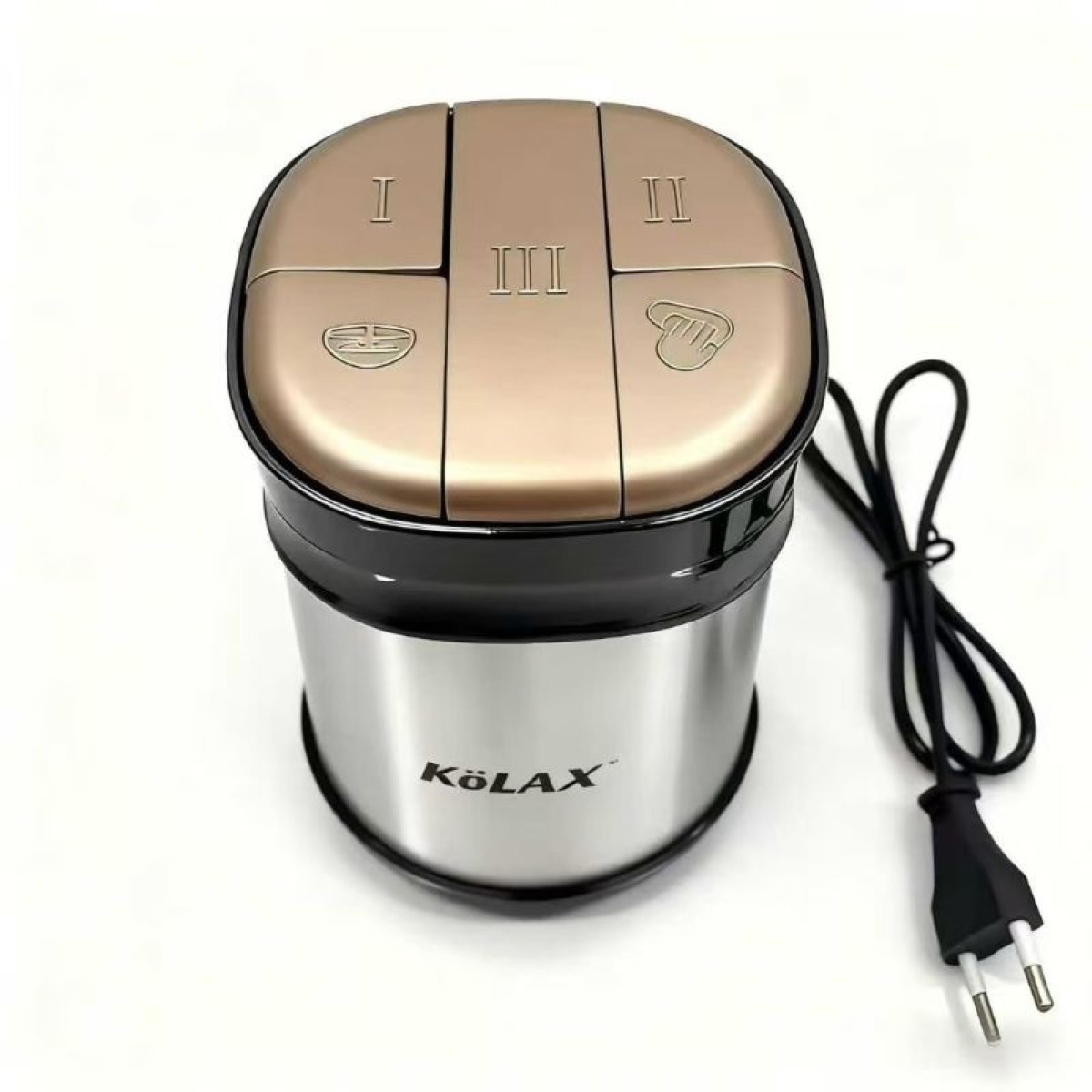 KöLAX Food Processor, 1500W Electric Food Chopper with 5L Bowl&3-Layer 6 Blades,.5in1,For Meat, Dough Knead,Egg Beater,Vegetables Cutter,Removing Garlic Skins, view 4