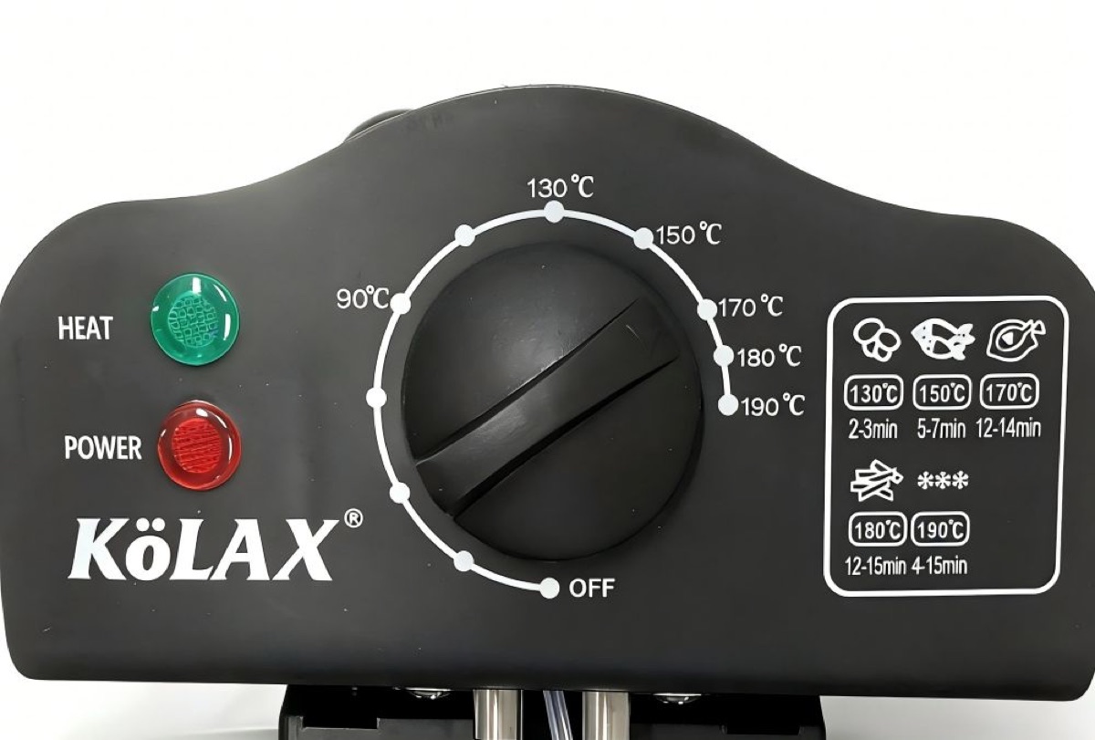 KöLAX 5 Liter Electric Deep Fryer with Adjustable Temperature, Stainless Steel, view 4