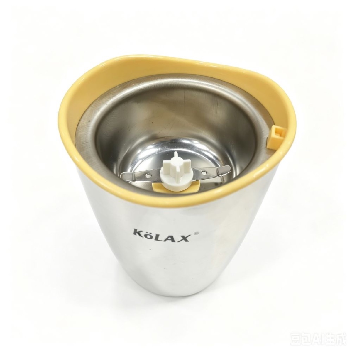 KöLAX 50ml Electric Coffee Grinder For Beans, Spices & More, Stainless Steel Blades, Silver, view 4