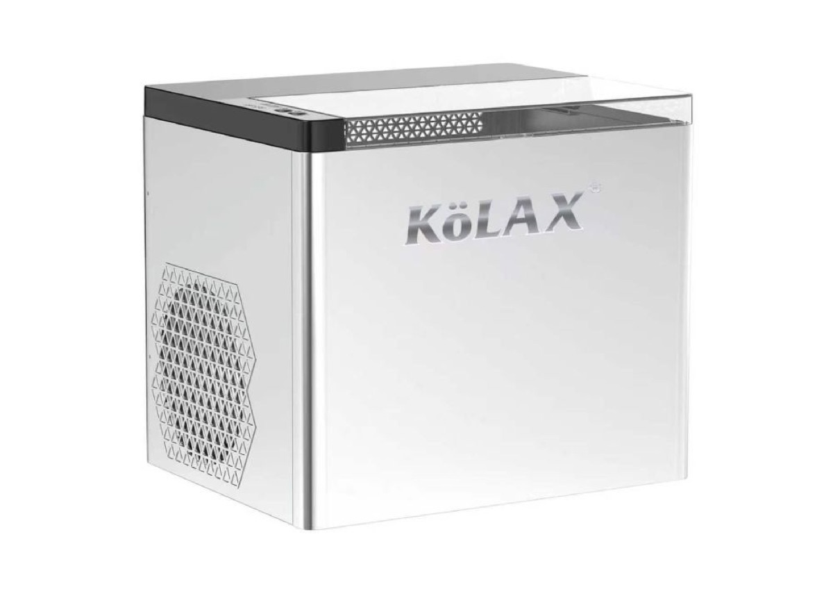 KöLAX Compact Countertop SS Ice Maker, 12KG in 24HRs, 9 Bullet Ice Cubes Ready in 6 Minutes, view 2
