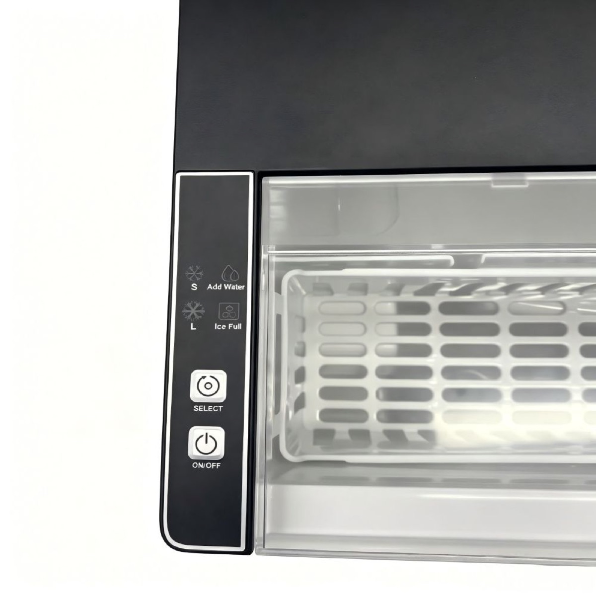 KöLAX Compact Countertop SS Ice Maker, 12KG in 24HRs, 9 Bullet Ice Cubes Ready in 6 Minutes, view 3