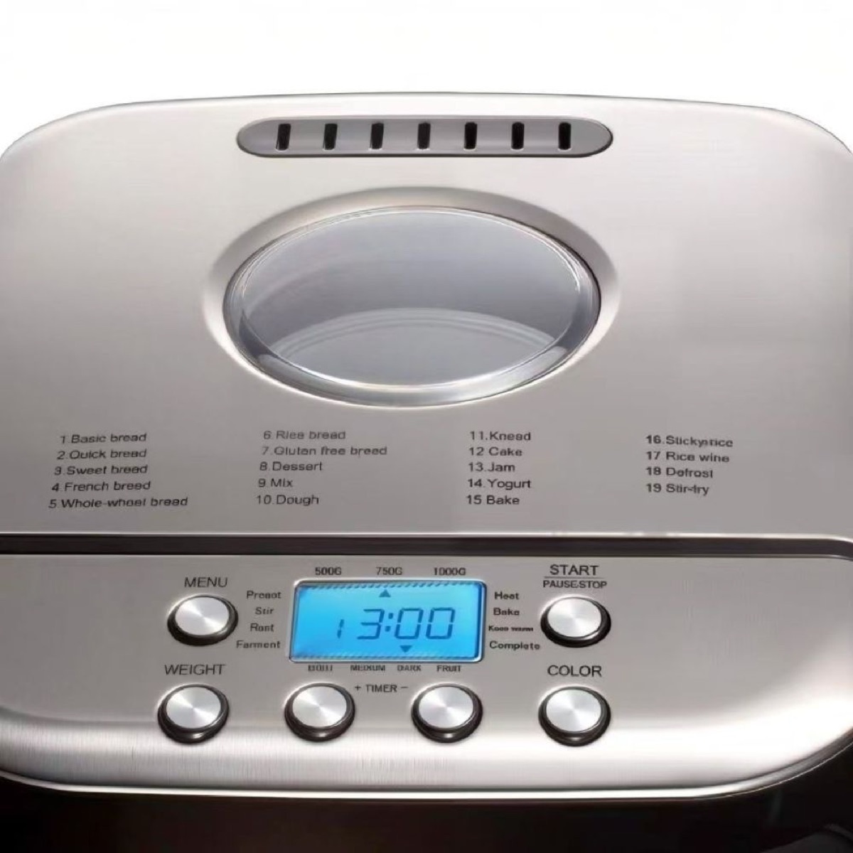 KöLAX Bread Maker, 3L 19-in-1 Bread Machine Automatic Bread Maker Machine,for Beginner Breadmaker with Gluten-Free, French, Yogurt, Recipe, view 3