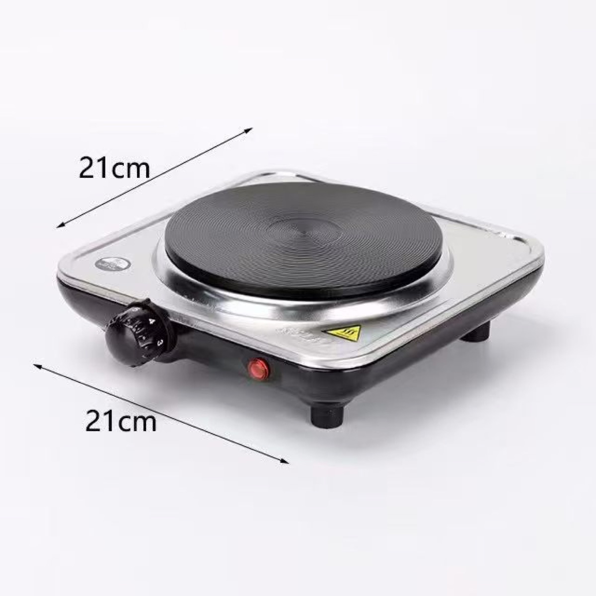 Electric single burner 5 level temperature control compact cooking stove and easy to clean stainless steel base induction cooker, view 3