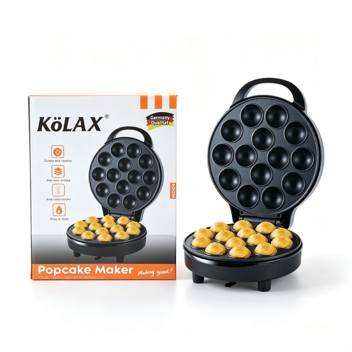 KöLAX Cake Pop Maker Features Non-Stick Coating - Makes 14 Cake Pops,900W