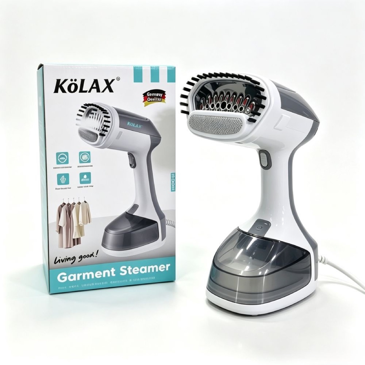 Vertical garment steamers with steam irons brushes iron for ironing clothes, view 3